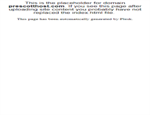 Tablet Screenshot of prescotthost.com
